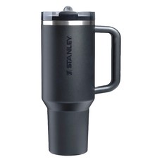 STANLEY 防漏吸管隨手杯, 消光黑, 1個, 1180ml