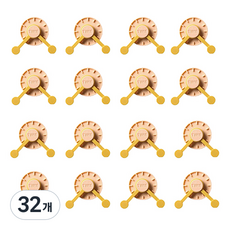 JS컴퍼니 360도회전 다용도 소품걸이, 핑크 + 옐로우, 32개