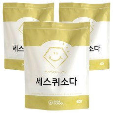 SODA SCHOOL 大容量倍半蘇打清潔劑, 3個, 3kg