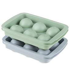 comet 廚房6格大冰球製冰盒 2入, 單一顏色, 2個