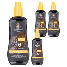 Australian Gold 金色澳洲 SPF6 噴霧助曬油, 237ml, 4個