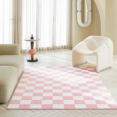 SCANDI&HOME 無塵大格紋短毛客廳咖啡廳地毯
