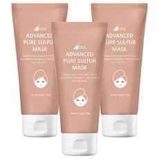 2SOL 硫磺水洗面膜 100g, 1條, 3條