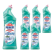 Kao 花王 Magiclean 魔術靈 台灣公司貨 殺菌瞬潔 馬桶清潔劑 一般款, 500ml, 6瓶