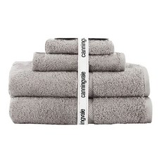 Canningvale 坎寧威爾 皇家璀璨毛巾4件組 (浴巾x2 毛巾x1 方巾x1), 風暴灰, 1組
