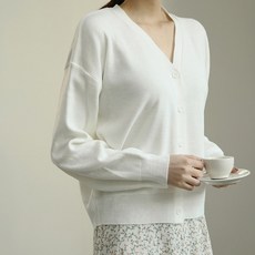 MYSEASON Oki Jean 女款心動V領基本款開襟衫