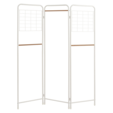 韓系屏風掛衣架, 白色