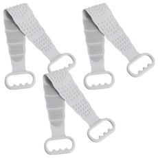 실리콘 양면 타월 때밀이, 그레이, 1개입, 3개