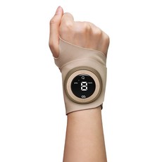 오아 히트스팟S 미니 손목 무선 EMS 온열 마사지기, OMSG-025BE, BEIGE