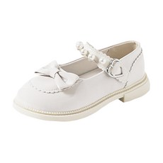 CHAAKAN SHOES 女童Soko蝴蝶結魔鬼氈瑪莉珍平底鞋