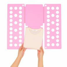 蒙利科 3秒快速摺衣板, 1個, 粉紅色