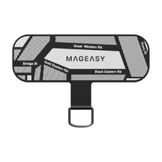 MAGEASY Strap Card Motion Edition 隨型掛繩片, 黑色, 1個