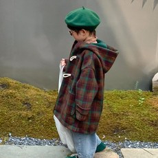 兒童款Bono格紋大衣 CCV58GCT561