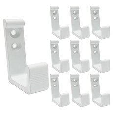 ALLGORR 多型7號衣架小號, 白色, 10個