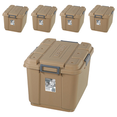 SUV 多功能滑輪整理箱 TK903 90L, 卡其色, 5個