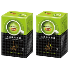 鮮一杯 法式抹茶拿鐵, 20g, 12包, 2盒