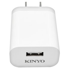 Kinyo 單孔 充電器 USB 白色 CUH-5305