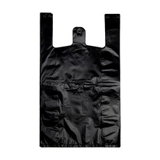 담다비닐 손잡이 비닐봉투 검정, 4L, 200개