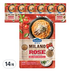 Fontana 米蘭奶油起司玫瑰義大利麵醬, 150g, 14個