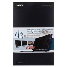YADI 亞第 水之鏡 靜電吸附防窺片 PF4PPA-W140, 黑色, 1片