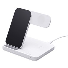 STT 에고플레이트 3in1 고속 무선충전기, 1개, 화이트