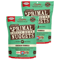 PRIMAL 派莫 原獵生食 成犬用凍乾主食磚, 雞肉, 155g, 2包