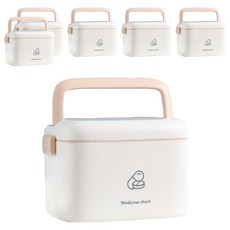 雙手公司馬卡龍藥盒 白色, 6個