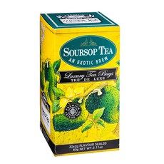 MLESNA TEA 曼斯納 刺果番荔枝風味紅茶茶包, 2g, 30包, 1盒