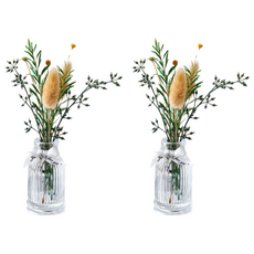 SC優選 植物精油 ins北歐乾燥花無火香薰擺飾, 藍風鈴, 50ml, 2瓶