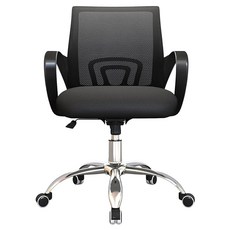 E家工廠 辦公椅 394-HB, 黑色, 1個