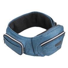 Tushbaby 精品腰凳包, 安全支撐, 媽媽沒有媽媽手, 大容量多收納, 腰帶119.38 x 15.24cm + 坐墊15.24 x 19.05cm, 悠活丹寧