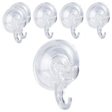 아이메이트 진공흡착식 후크걸이 고리형, 6개, 투명