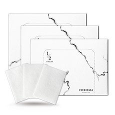 크리스마 더마랩 1/2 화장솜, 100매입, 3개