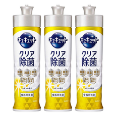 Kao 花王 Cucute 珂珂透 洗碗精 檸檬香, 220ml, 3瓶