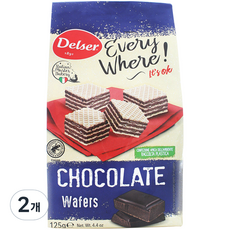 Delser 巧克力威化餅, 2個, 125g