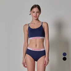 디아도라 여성용 냉감 통기성 메쉬 스포츠 브라 + 팬티 세트