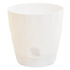 분리형 플라스틱 화분, 화이트, 1개