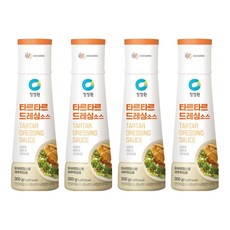 청정원 타르타르 드레싱 소스, 300g, 4개