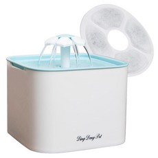 딩동펫 반려동물 플라워 정수기 2L + 필터 세트, RK60, 블루, 1세트