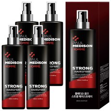 폴메디슨 옴므 스트롱 헤어스프레이, 4개, 250ml