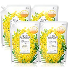 1802 LE CHATELARD 衣物柔軟精 含羞草花束 補充包, 1.6L, 4個