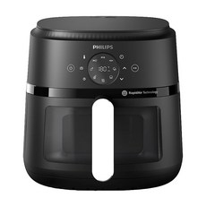 PHILIPS 飛利浦 星樂視透視海星氣炸鍋 6.2L, 黑色, NA231
