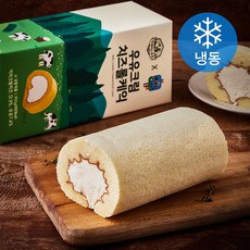 아침미소목장 우유크림치즈롤케익 (냉동), 350g, 1개