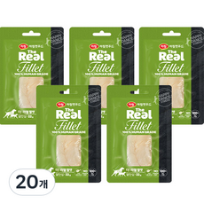 하림펫푸드 전연령 반려동물 더리얼 필렛 습식사료 닭안심, 22g, 20개