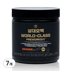 ThreeThingsForFiveHundredKilogram 運動能量補充粉 橘子口味, 7個, 300g