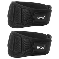 아이엠타이거 무너지지 않는 심플 헬스 스쿼트 중량 벨트, 2개