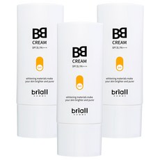 Briall HOMME 男士亮白防曬BB霜 SPF35 PA+++ 40ml, 22號, 3罐