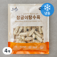 하늘푸드 장금이 탕수육 (냉동), 1kg, 4개