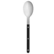 사브르 비스트로 샤이니 솔리드 스푼, 블랙, 1개