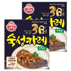 OTTOGI 不倒翁 3日熟成咖哩塊 溫和原味, 100g, 2盒